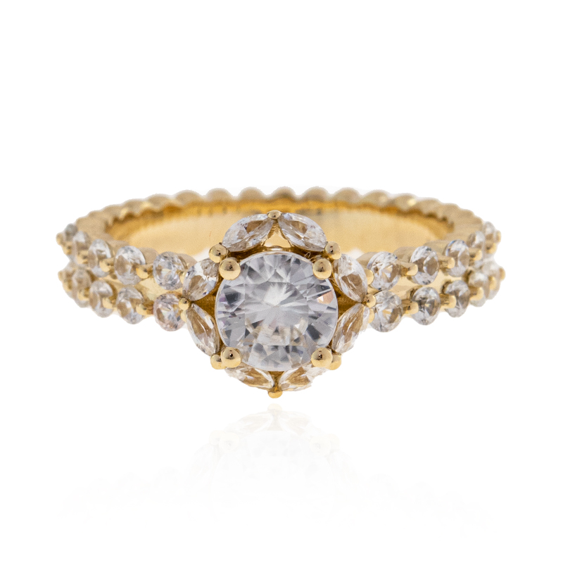 Zirkon-Goldring (de Melo Gold) Unkategorisiert online kaufen