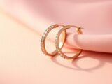 ohrringe rosa gold