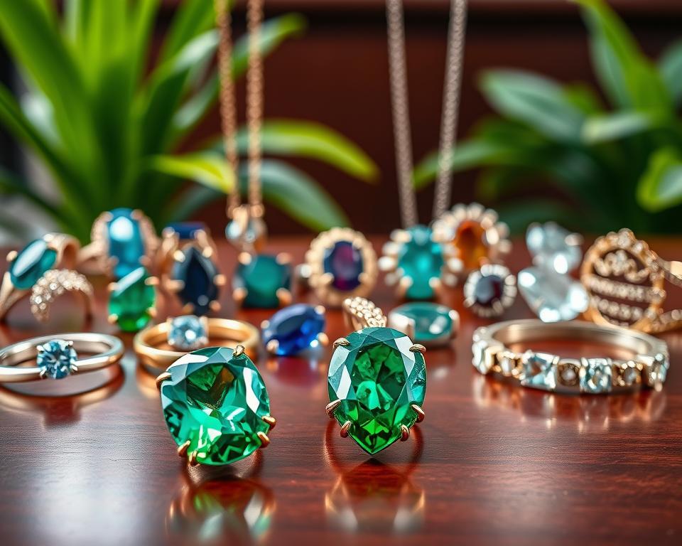 Edelsteinschmuck zur Förderung von Wohlstand