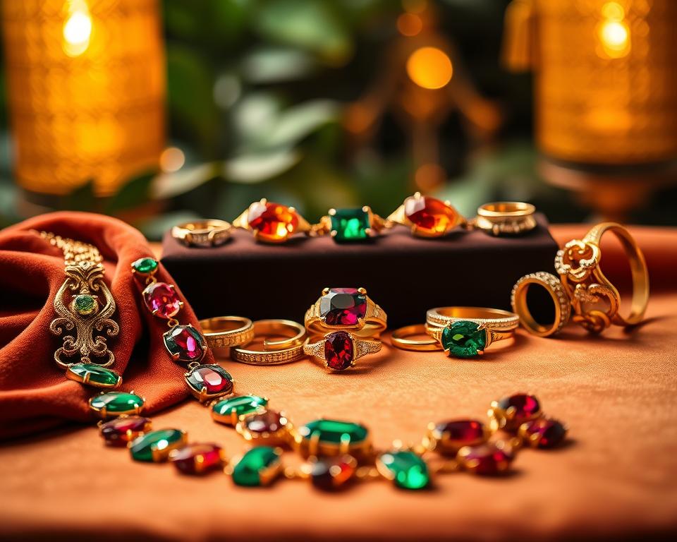 Edelsteinschmuck zur Förderung von Wohlstand