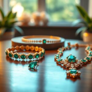 Edelsteinschmuck zur Förderung von Wohlstand